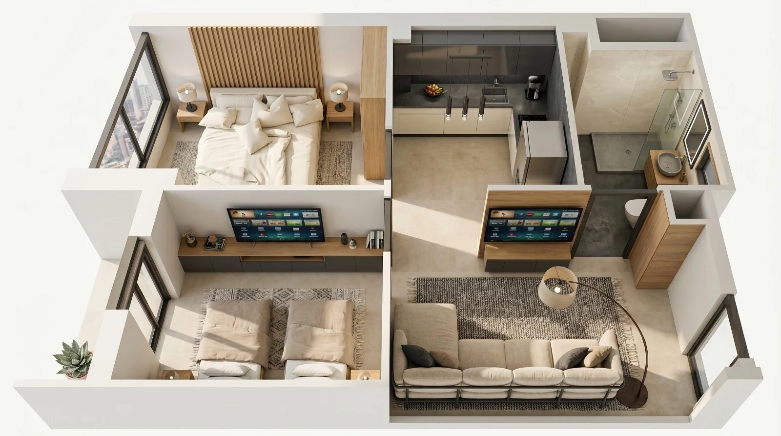 L’espace en trois dimensions